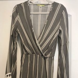 Gianni Bini Black and white Romper